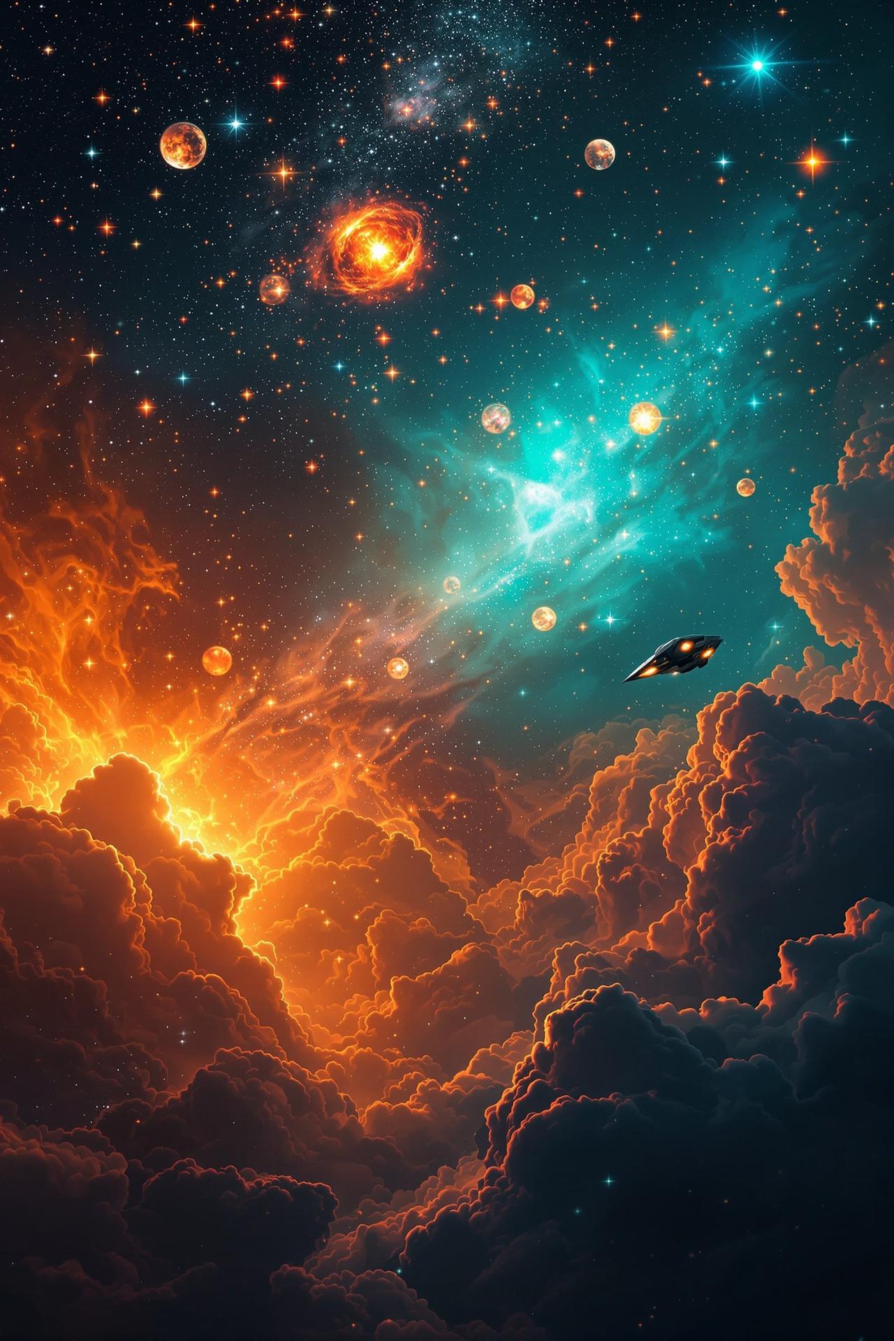 大师兄影院独家呈现电影《星际回响》高清海报,科幻冒险巨制