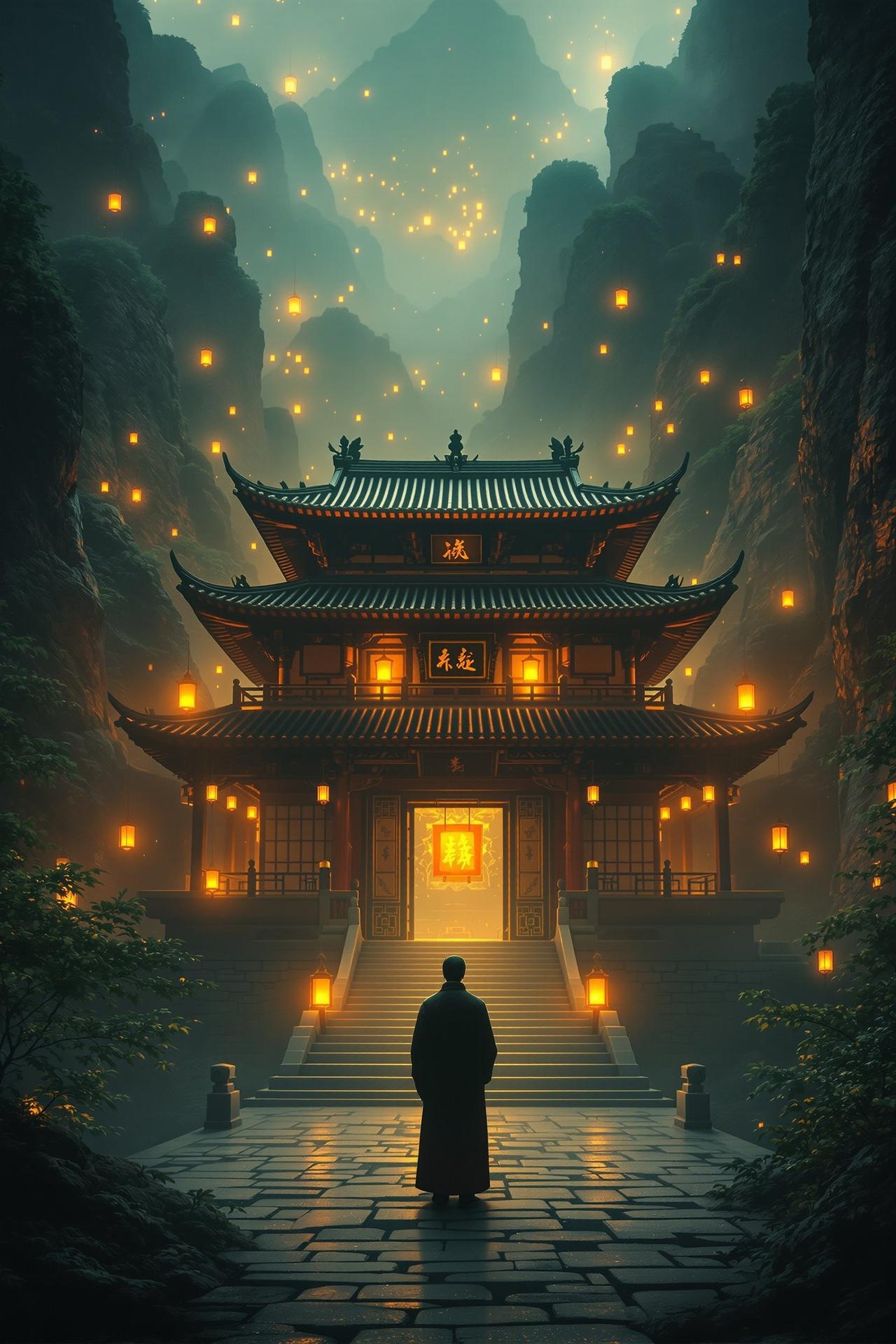 大师兄影院独家呈现电影《古刹秘案》高清海报,古装悬疑巨制